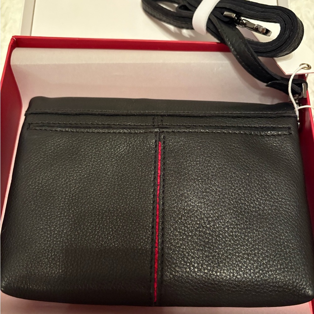Hammitt Black NWT Crossbody Bag with Silver Zipper
Style is *VIP sml blk-GM - Picture 5 of 10